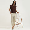Solid Regular Fit Trousers