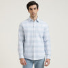 Regular Fit Spread Checkered Casual Shirt