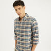 Men Regular Fit Button Down Checkered Oxford Classic Shirt