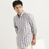 Regular Fit Button Down Collar Check Shirt
