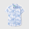 Boys Regular Fit Spread Floral Print Casual Shirt