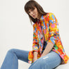 Regular Fit Spread Collar Printed Shirt