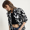 Regular Fit Spread Collar Printed Shirt