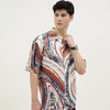 Oversize Resort Collar Printed Shirt