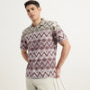 Relaxed Fit Resort Collar Printed Shirt