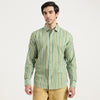 Regular Fit Spread Collar Printed Shirt