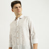 Men Regular Fit Semi-cutaway Floral Shirt