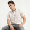 Regular Fit Spread Collar Floral Print Shirt