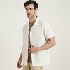Relaxed Fit Resort Collar Solid Shirt