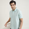 Relaxed Fit Spread Striped Casual Shirt