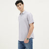 Relaxed Fit Spread Collar Stripe Shirt
