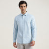 Regular Fit Spread Collar Striped Shirt