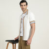 Relaxed Fit Resort Collar Textured Shirt
