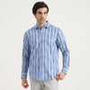Regular Fit Resort Collar Embroidered Shirt