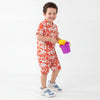 Boys Regular Fit Resort Collar Printed Shirt