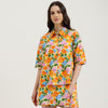 Women Regular Fit Regular Collar Floral Shirt