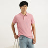 Men Relaxed Fit Collared Solid Polo T-Shirt