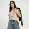 Women Round Neck Printed T-Shirt