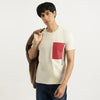 Men Regular Fit Round Neck Graphic Print T-Shirt