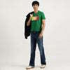 Men Regular Fit Round Neck Graphic Print T-Shirt