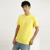 Men Relaxed Fit Round Neck Graphic Print T-Shirt
