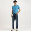 Men Washed Straight Fit Jeans