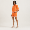Regular Fit Spread Collar Schiffli Embroidery Shirt