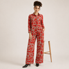 Women Regular Fit Spread Collar Rope Print Shirt