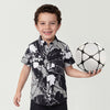 Boys Regular Fit Regular Collar Printed Shirt