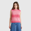 Women Round Neck Textured Top