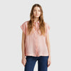 Spread Collar Solid Shirt