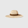 Women Textured Braided Raffia Hat
