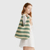 Women Striped Hobo Bag