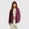 Women Lapel Solid Two Button Blazer
