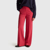 Women Solid Wide Leg Fit Woven Pants