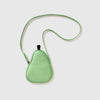 Solid Pear Shaped Crossbody Bag