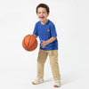 Boys Regular Fit Mid Rise Solid Trousers