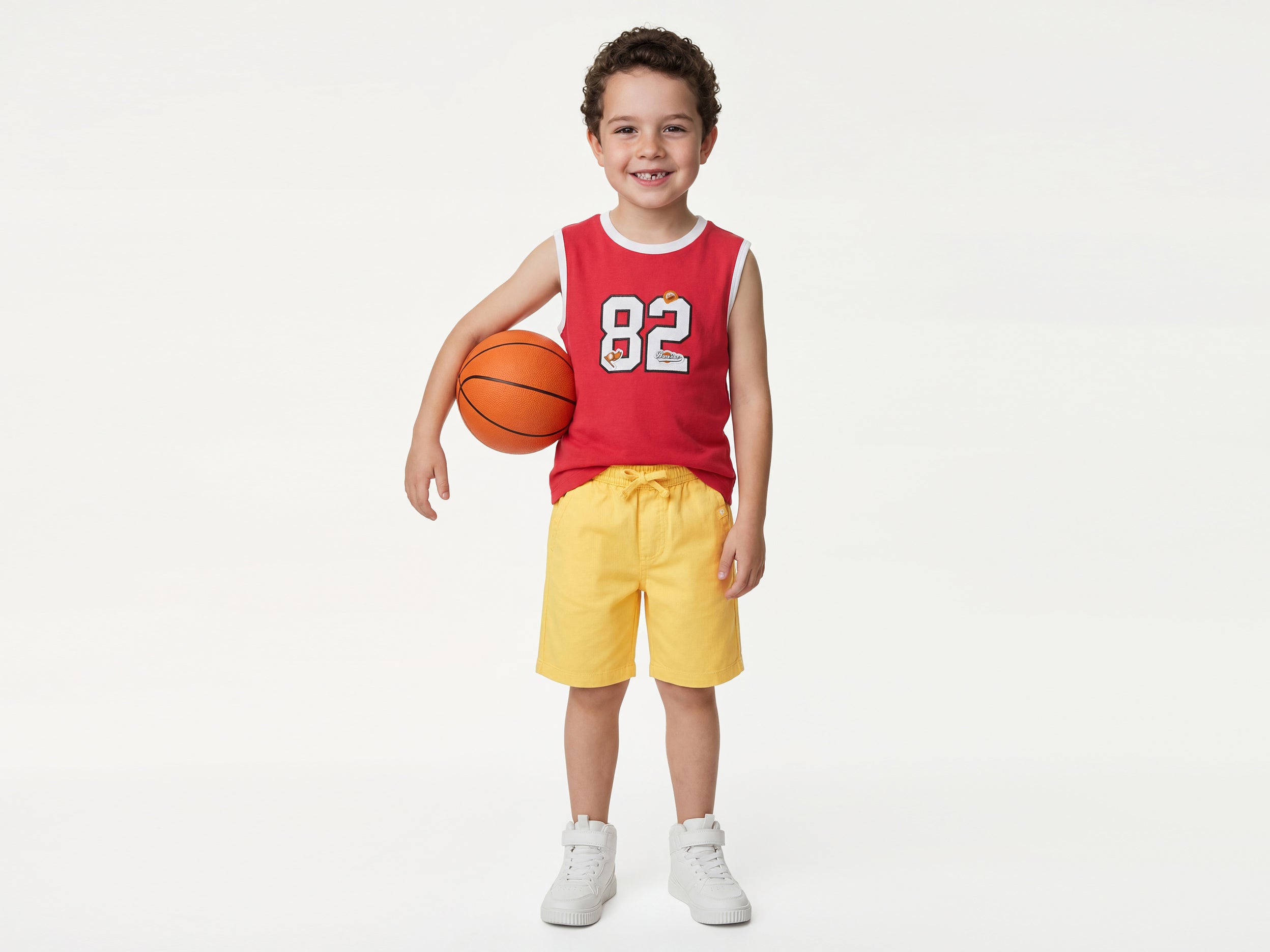 Boys Solid Regular Fit Core Shorts