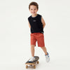 Boys Regular Fit Mid Rise Solid Shorts