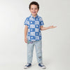Boys Regular Fit Regular Collar Printed Shirt