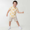 Boys Regular Fit Regular Collar Printed Shirt