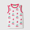 Girls Regular Fit Round Neck Printed Top