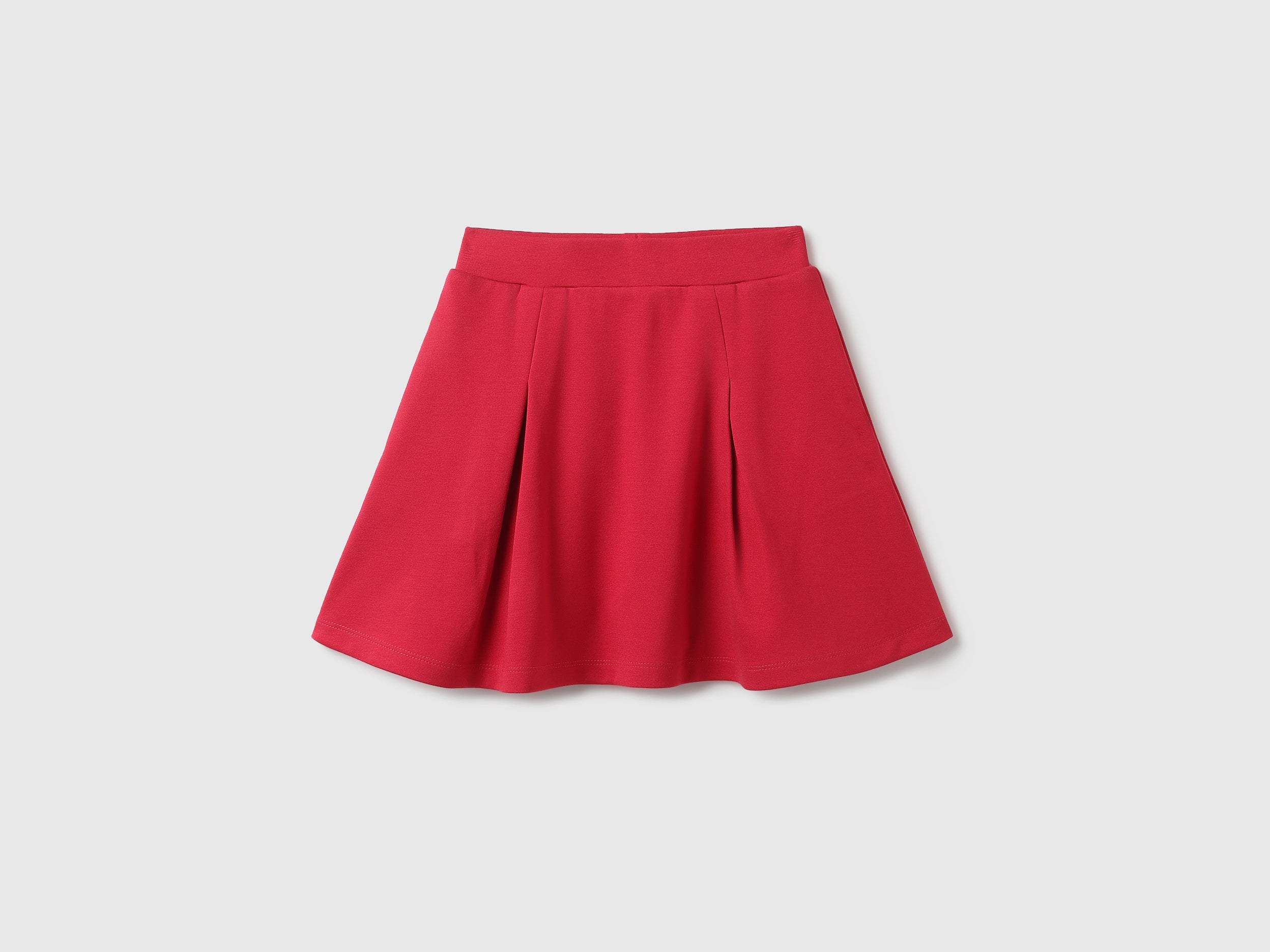 Girls Regular Fit Mid Rise Solid Skirt