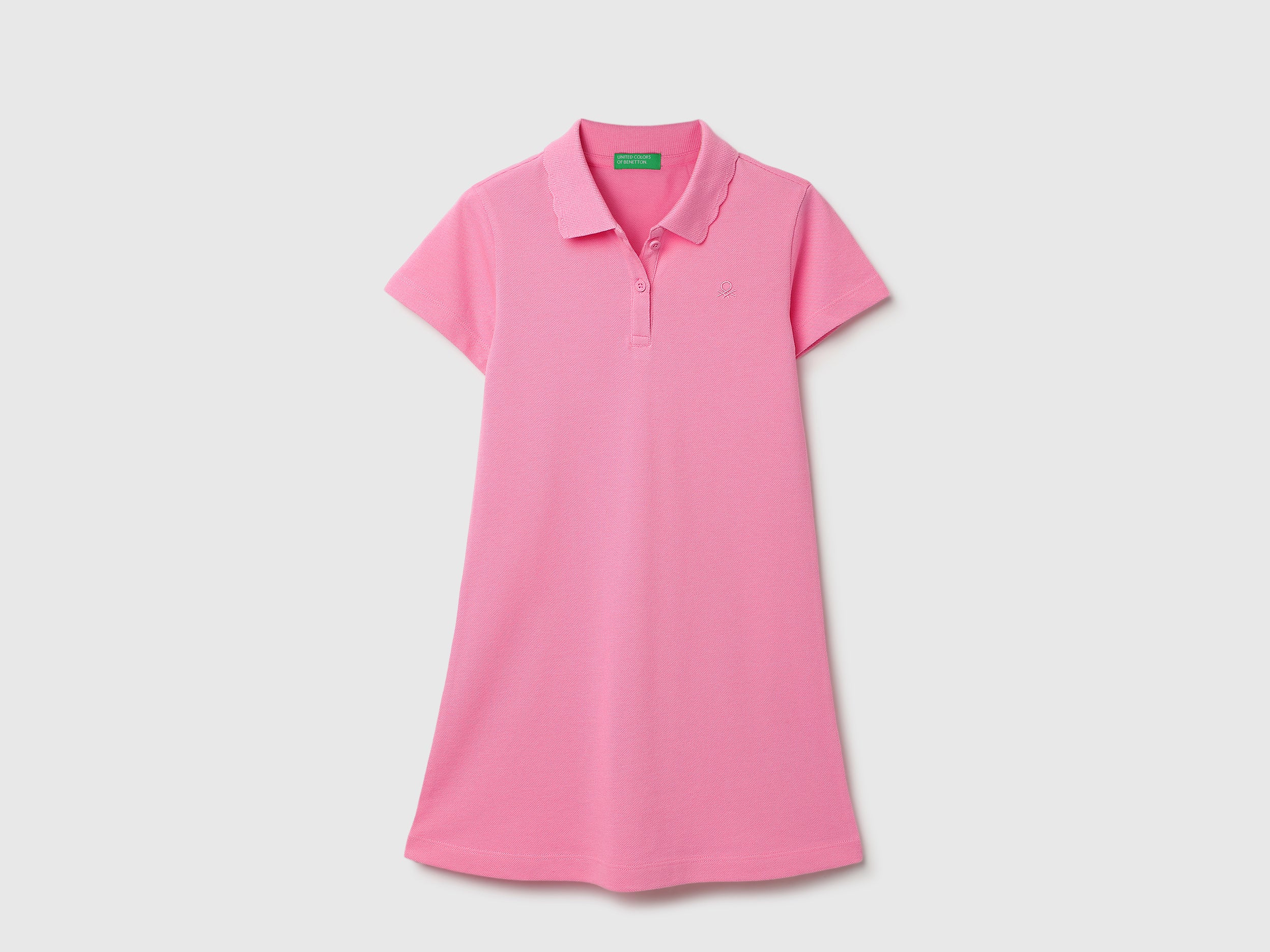 Girls Regular Fit Solid Polo T-Shirt