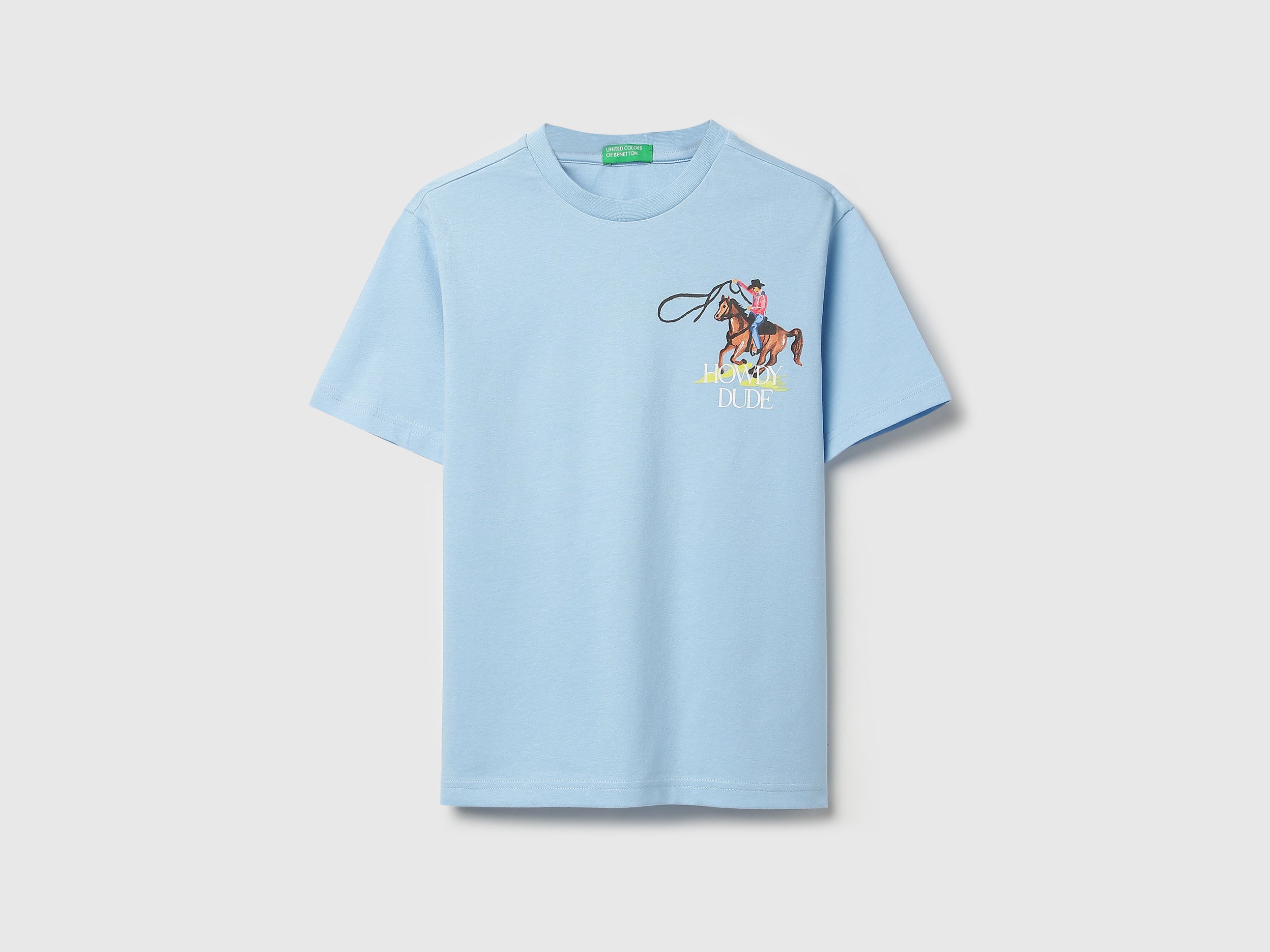 Boys Relaxed Fit Round Neck Graphic Print T-Shirt