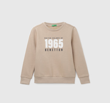 Boy's Regular Fit Crew Neck Printed Sweatshirt