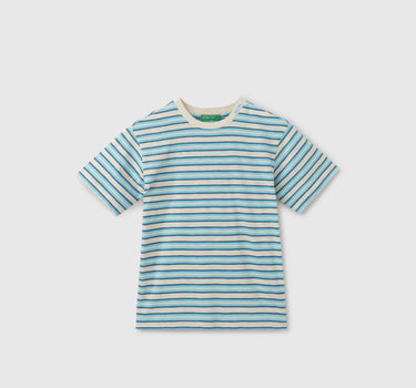 Regular Fit Round Neck Striped T-Shirt