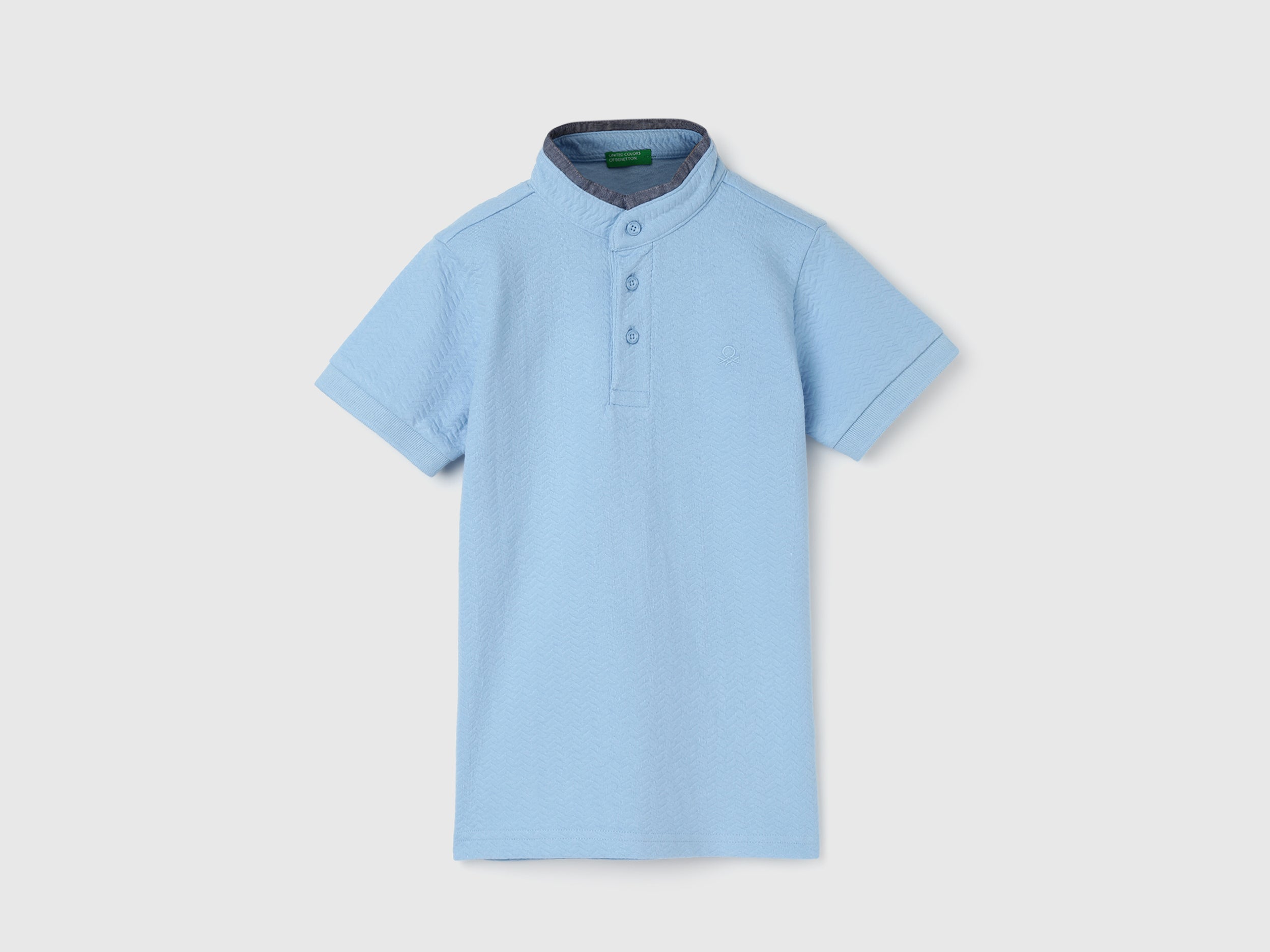 Boy's Regular Fit Polo Collar Patterned Tshirts