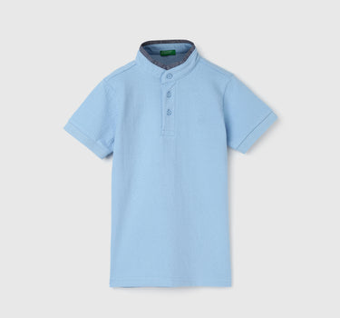 Boy's Regular Fit Polo Collar Patterned Tshirts