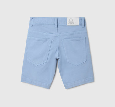 Solid Regular Fit Mid Rise Shorts